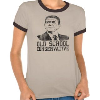 Reagan Bush Old School Conservative vintage tshirt