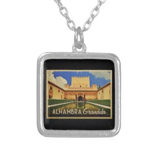 Alhambra Granada Spain Personalized Necklace