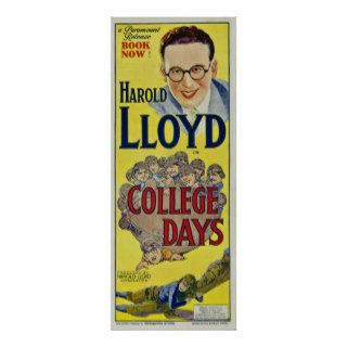Film Poster ~ Harold Lloyd ~ The Freshman ~ 1925