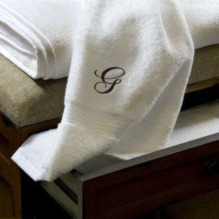 Giovanni 6 Piece Towel Set Monogram Color Black, Monogram Letter Y   Bath Towels