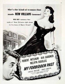 1951 Ad RKO Movie My Forbidden Past Robert Mitchum Ava Gardner Melvyn Douglas   Original Print Ad  