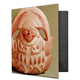 Inca agricultural deity wearing a moon headdress vinyl binder