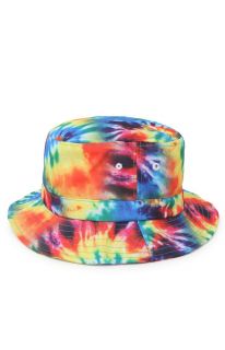 Mens Modern Amusement Hats   Modern Amusement Color Wheel Tie Dye Bucket Hat