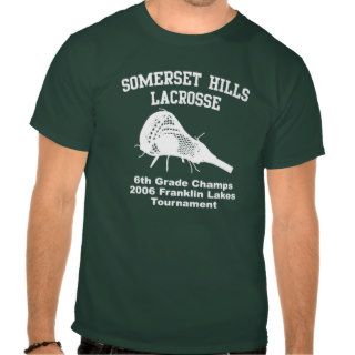Somerset Hills Lacrosse 2006 Champs T shirt