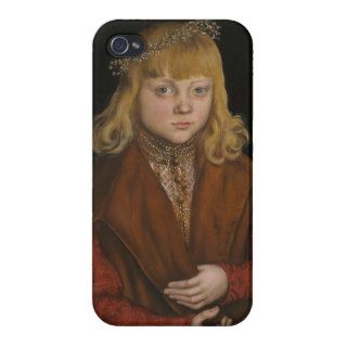 A Prince of Saxony, c.1517 (oil on panel) iPhone 4 Cover