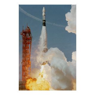 Agena Target Docking Vehicle Launch for Gemini 8 Print