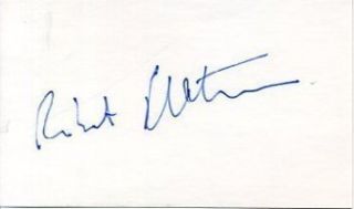 Robert Altman MASH The Player Director Signed Autograph   Memorabilia Robert Altman Entertainment Collectibles