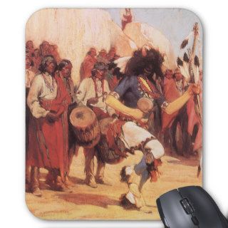 The Buffalo Dance by Gerald R. Cassidy Mouse Pad
