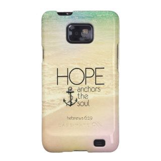 Hebrews 619 Hope anchors the soul Samsung Galaxy SII Covers