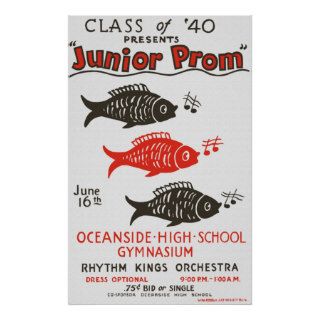 Oceanside High Junior Prom Poster
