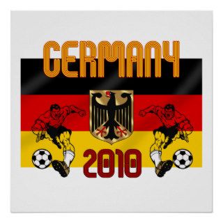 Germany 2010 soccer players gifts posters