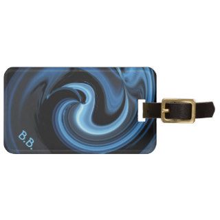 Abstract Blue Bird *personalize* Tags For Luggage