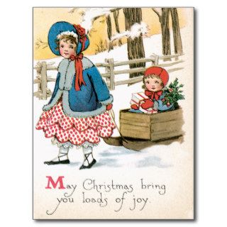 May Christmas bring you loads of Joy Postcards