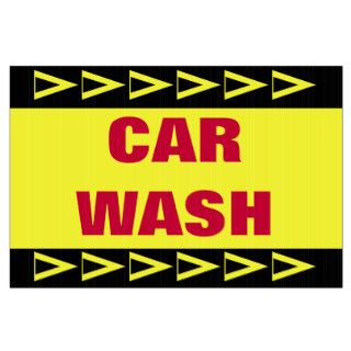 Car Wash Lawn Sign
