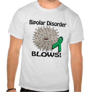 Bipolar Disorder Blows Awareness Design Tees