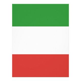 Italian Flag Custom Letterhead