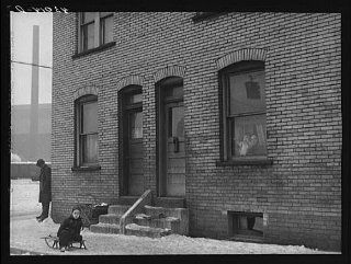 Photo Workers' houses near Pittsburgh Crucible Steel Company in Midland, Pennsylvania   Prints