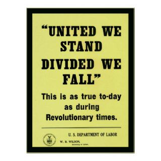 United We Stand ~ Vintage Patriotic Posters