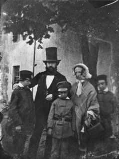 Alexander Melville Bell family, standing (left to right) Melville James, Ale a5  