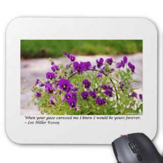 Floral Photography (Pansies) Gifts & Collectibles Mousepad