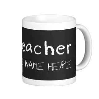 Number 1 Teacher Personalize With Teachers Name Coffee Mug