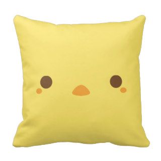 Cute Kawaii Chicky Face Pillow