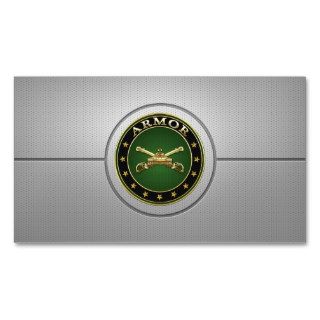 [154] Armor Branch Insignia [Special Edition] Business Card Template