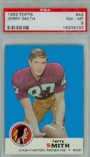 1969 Topps Football 45 Jerry Smith Redskins PSA 8 Near Mint to Mint at 's Sports Collectibles Store
