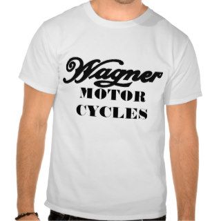Vintage logo Wagner motorcycles Tee Shirt