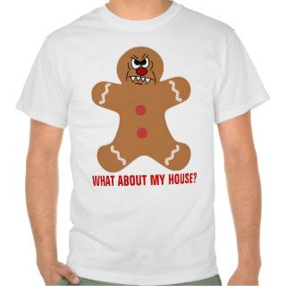 Scary Gingerbread Man Cookie Shirts
