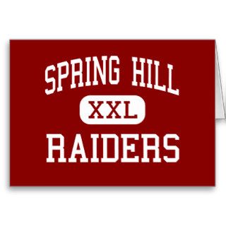 Spring Hill   Raiders   High   Columbia Tennessee Card