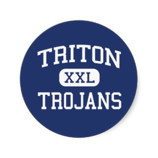 Triton   Trojans   High School   Bourbon Indiana Sticker