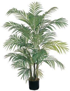 Nearly Natural 5001 Areca Decorative Silk Palm Tree, 4 Feet, Green   Artificial Trees