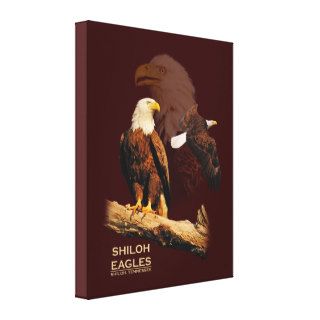 Shiloh Eagles Montage Gallery Wrapped Canvas