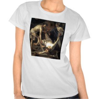 Prometheus Being Chained, by Dirck van Baburen T shirts