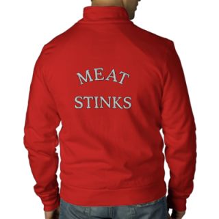 Meat Stinks Vegetarian Embroidered Jacket