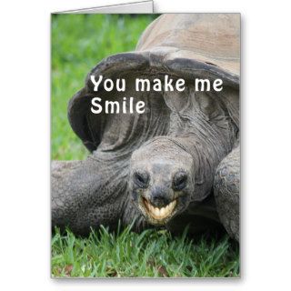 Smiling Tortoise Thinking of you card