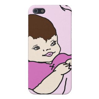 pink little girl cover for iPhone 5