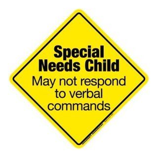 Special Needs Child Emergency Decal Automotive