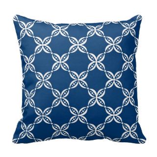 CHIC PILLOW _158 BLUE/WHITE FLORAL