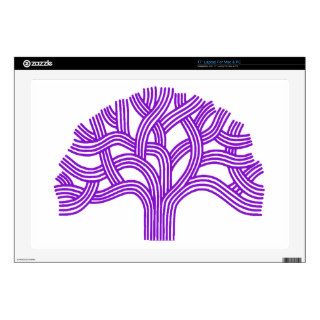 Oak tree Oakland Purple 17" Laptop Skin