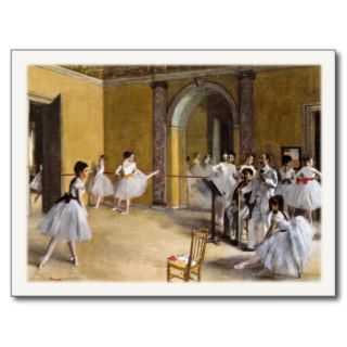 Postcard With Famous Ballet Painting
