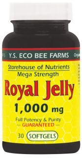 YS Organic Bee Farms   Royal Jelly Softgels 1000 mg.   30 Softgels