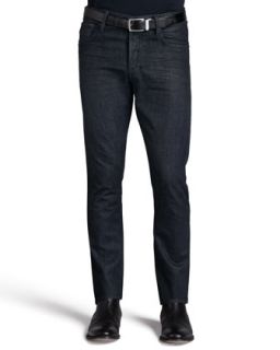 Mens Coated Straight Leg Denim Jeans, Navy   Ralph Lauren Black Label   Navy