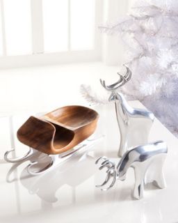 Sleigh with Reindeer   Nambe