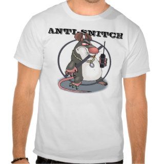 Anti Snitch Original No Rat Logo Tshirts