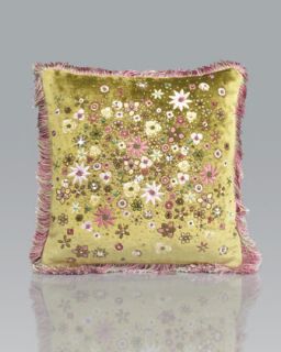 Mille Fiori PIllow   Jay Strongwater