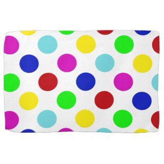 Multi Color Polka Dots Towels