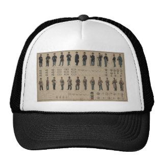 Civil War Union and Confederate Soldiers Uniforms Hat