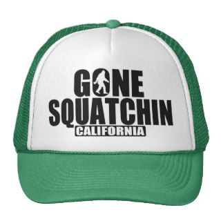 GONE SQUATCHIN California Hat (green)